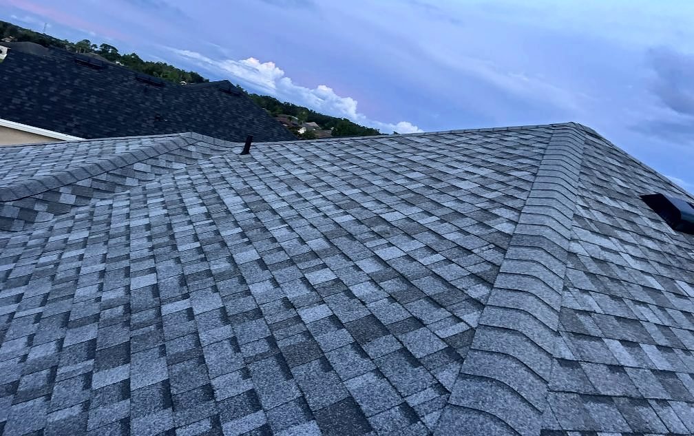 Architectural shingle re-roof by Providential Roofing