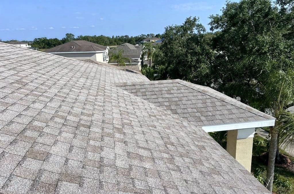 Shingle re-roof by Providential Roofing